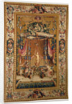 Tapestry: L'Offrand à Bacchus from Les Grotesques Series by Anonymous