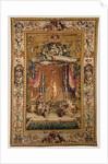 Tapestry: L'Offrand à Bacchus from Les Grotesques Series by Anonymous