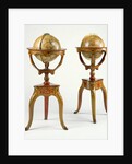 Pair of Globes by Jean-Antoine Nollet