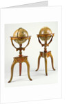 Pair of Globes by Jean-Antoine Nollet