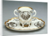 Cup and Saucer (Trembleuse) by Du Paquier Porcelain Manufactory