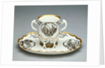 Cup and Saucer (Trembleuse) by Du Paquier Porcelain Manufactory