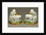 Pair of Magot Figures by Mounts: Anonymous