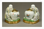 Pair of Magot Figures by Mounts: Anonymous