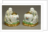 Pair of Magot Figures by Mounts: Anonymous