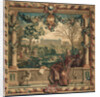 Tapestry: Le Mois de décembre, Le Château de Monceaux from Les Maisons royales Series by Anonymous