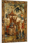 Tapestry: L'Empereur en voyage, from L'Histoire de l'empereur de la Chine Series by Anonymous