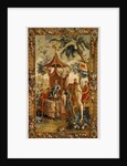 Tapestry: L'Empereur en voyage, from L'Histoire de l'empereur de la Chine Series by Anonymous
