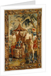 Tapestry: L'Empereur en voyage, from L'Histoire de l'empereur de la Chine Series by Anonymous