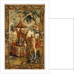 Tapestry: L'Empereur en voyage, from L'Histoire de l'empereur de la Chine Series by Anonymous