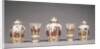 Assembled Set of Five Vases by Johann Gregor Höroldt