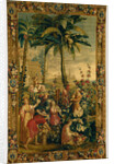 Tapestry: La Récolte des ananas, from L'Histoire de l'empereur de la Chine Series by Anonymous
