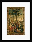 Tapestry: La Récolte des ananas, from L'Histoire de l'empereur de la Chine Series by Anonymous