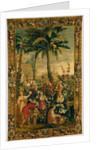 Tapestry: La Récolte des ananas, from L'Histoire de l'empereur de la Chine Series by Anonymous
