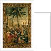 Tapestry: La Récolte des ananas, from L'Histoire de l'empereur de la Chine Series by Anonymous