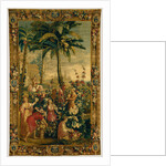 Tapestry: La Récolte des ananas, from L'Histoire de l'empereur de la Chine Series by Anonymous