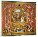 Tapestry: L'Entrée de Sancho dans l'Ile de Barataria, from L'Histoire de don Quichotte Series by Woven at the Gobelins Manufactory