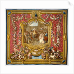 Tapestry: L'Entrée de Sancho dans l'Ile de Barataria, from L'Histoire de don Quichotte Series by Woven at the Gobelins Manufactory