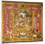 Tapestry: La Poltronnerie de Sancho à la chasse, from L'Histoire de don Quichotte Series by Woven at the Gobelins Manufactory