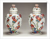 Pair of Lidded Vases by Meissen Porcelain Manufactory