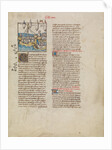 The Fleet of Hannibal Sailing to Spain by First Master of the Bible historiale of Jean de Berry