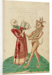 Theodas with the Book of Magic and the Devil by Follower of Hans Schilling