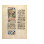 Alexander Orders the Destruction of His Army's Excess Baggage by Master of the Jardin de vertueuse consolation and assistant