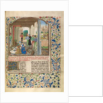 Alexander Fights with a Lion and Kills Clitus by Master of the Jardin de vertueuse consolation and assistant