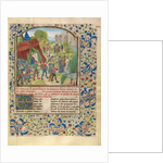 Alexander's Illness at the Cydnus River and the Death of Sisinnes by Master of the Jardin de vertueuse consolation and assistant