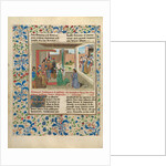 Bagoas Pleads on Behalf of Nabarzanes by Master of the Jardin de vertueuse consolation and assistant