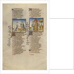 Courtesy with a Knight, Idleness Opening the Door for the Lover by Anonymous