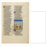 A Husband Beating his Wife with a Stick by Anonymous