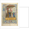 Vasco da Lucena Giving his Work to Charles the Bold by Master of the Jardin de vertueuse consolation and assistant