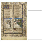 Scipio Lying in Bed Dreaming, Guillaume de Lorris Lying in Bed Dreaming by Anonymous