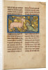 A Stag before a Dragon-like Snake by Anonymous