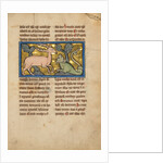 A Stag before a Dragon-like Snake by Anonymous