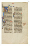 Initial Q: A Judge Pointing to Two Men with a Ram by Anonymous