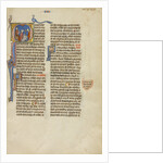 Initial Q: A Judge Pointing to Two Men with a Ram by Anonymous