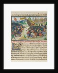 The Conquest of Gasgogne by the Armies of Luxembourg, Boulogne, and Artois by Loyset Liédet