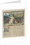 The Conquest of Gasgogne by the Armies of Luxembourg, Boulogne, and Artois by Loyset Liédet