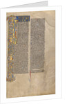 Initial I: Scenes of Secular and Ecclesiastical Justice by Anonymous
