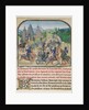Fromont de Lens Leaving Bordeaux and the Battle against the Army of Gasgogne by Loyset Liédet