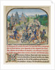 Fromont de Lens Leaving Bordeaux and the Battle against the Army of Gasgogne by Loyset Liédet