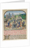 Fromont de Lens Leaving Bordeaux and the Battle against the Army of Gasgogne by Loyset Liédet