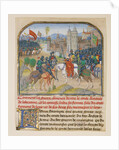 The Battle Between Arnault de Lorraine and His Wife Lydia by Loyset Liédet