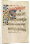 Initial N: Bishop Theophilus's Ship Blown Off Course and Bishop Theophilus in Prayer by Master of the Brussels Romuléon