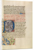 Initial P: The Ship of Bishop Theophilus Sailing Near an Island Inhabited by Wild Men by Master of the Brussels Romuléon