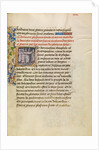 Initial L: The Sick in Alexandria Are Healed after Touching the Body of Saint Anthony by Master of the Brussels Romuléon