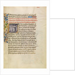 Initial L: The Sick in Alexandria Are Healed after Touching the Body of Saint Anthony by Master of the Brussels Romuléon