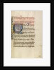 Initial Q: Saint Anthony Reassuring Bishop Theophilus and His Companions During a Great Storm by Master of the Brussels Romuléon